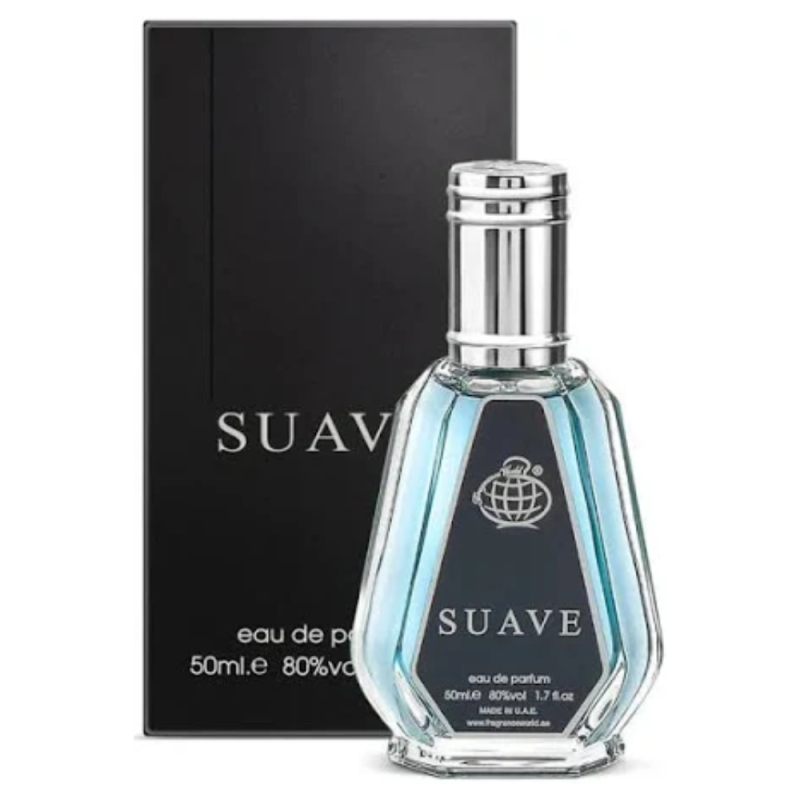 Eau de Parfum Fragrance World SUAVE - pour homme - 50ml · Smarty Paris Beauté
